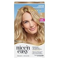 Clairol Nice 'N Easy Permanent Colour 9B Natural Light Beige Blonde, 100% Grey Coverage, Natural Looking Hair Colour