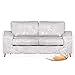 Homemaxs Couch Cover, Cat Scratching Protector Heavy Duty Waterproof See-Through Plastic Slipcover for 2 Cushion Loveseat Furniture Protection from Pets, Cat, Spills, Moving Dust 96”W×42”BF×18”FH×40”