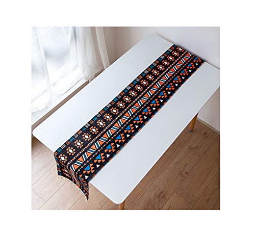 Chemin de table de Noël géométrique pour repas de réveillon et grands buffets