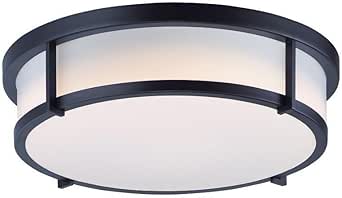 Maxim Rogue-3 Light Flush Mount-17 Inches Wide by 5.25 inches high-Black Finish