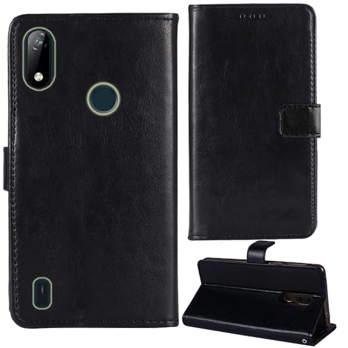 Tnviud Premium Retro Flip Leder Tasche Schütz Hülle Handy Handy Hülle Für STK X3 6.51