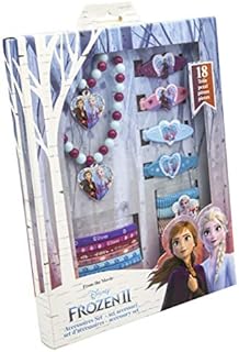 Disney Frozen 19389 II-Set Accessories 18 pieces-18.5x2.5x23.5 cm, Multicoloured, Count (Pack of 1)