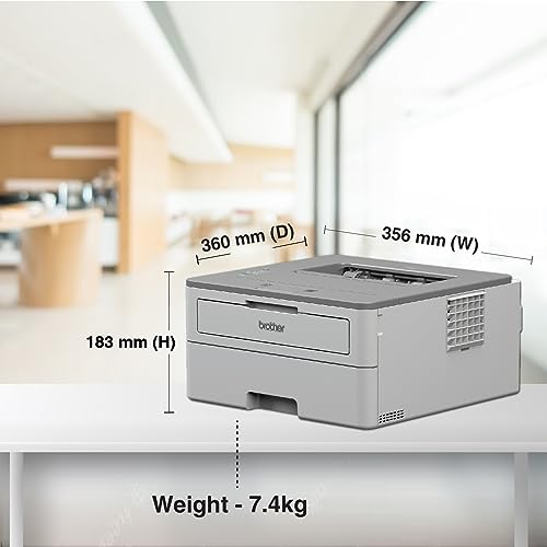 Brother HL-B2000D Automatic Duplex Laser Printer with 34 Pages Per Minute Print Speed, 32 MB Memory, Large 250 Sheet Paper Tray, USB Connectivity - Image 4