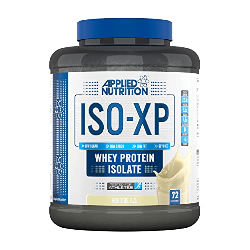 Applied Nutrition Vanilla ISO-XP 100% Whey Protein Isolate Supplement, 5lbs (80 Servings)