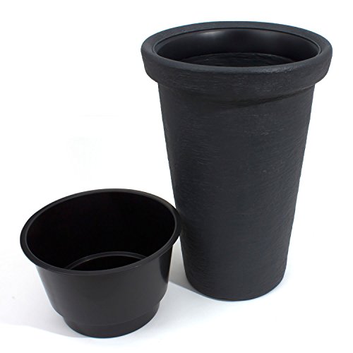 Flower Pot Anthracite 63X40Cm - 4