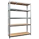 Einzelnes Zusatzregal für G-Rack Regal | 90 x 45 cm | verzinkt | 175 kg Tragkraft