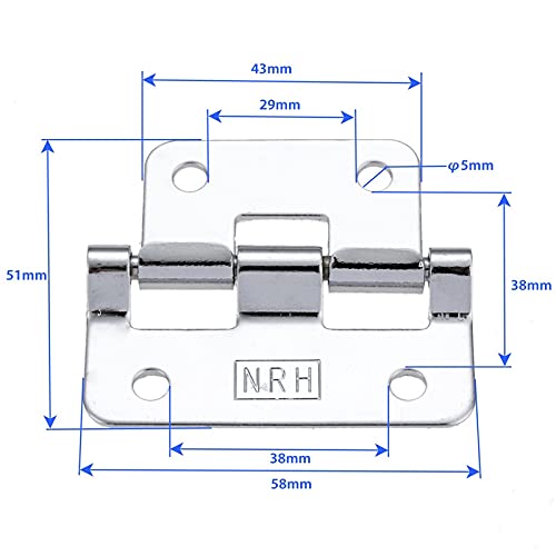 Charnière flight case séparable pour démonter facilement vos coffres en bois - 3