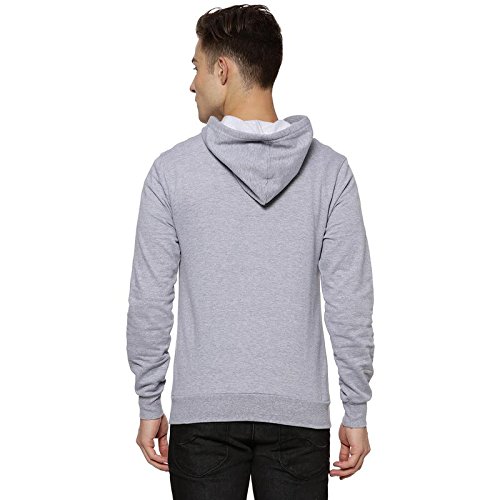 Image of CAHOOT Men's Zip-Front Hoodie with Contrast Drawstring for Casual Wear | Long Sleeve | Hooded Neck | Zipper Closure | Cotton Sweatshirt Crafted with Comfort Fit for Everyday Wear