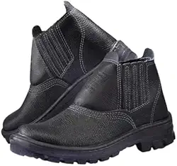 Bota Botina Epi Calçado Unissex Couro Segurança P/trabalho Monodensidade CA (41)