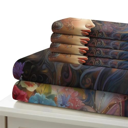 Housse de couette 135x200 cm microfibre hypoallergénique facile à laver