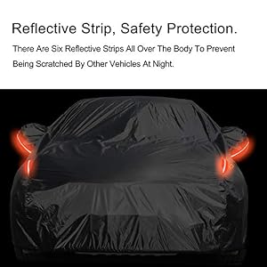 COLOR RAIN TIME Full Car Covers for Sedan, Car Cover Waterproof All Weather Windproof Dustproof UV Protection Scratch Resistant Indoor Outdoor Univers — photo 5 of 6