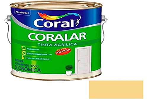 Coralar Acrílico Mais Desempenho Amarelo Canário 3,6L - Coral