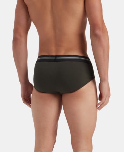 Image of Jockey UI20 Men Super Combed Cotton Elastane Stretch Printed Brief with Ultrasoft Waistband (Pack of 2)