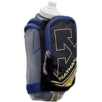 Nathan SpeedDraw Plus Insulated Handheld Water Bottle Grip-Free Running Flask for Runners, Hiking, and Sports
