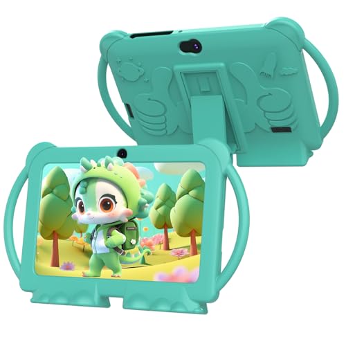 Image of Kids Tablet 7 inch for Boys Girls Android Tablets for Kids, 4GB RAM 32GB ROM Toddler Tablet, WIFI Bluetooth, Safety Eye IPS Screen, Parental Control, Dual Camera Shockproof Case for Educational Games