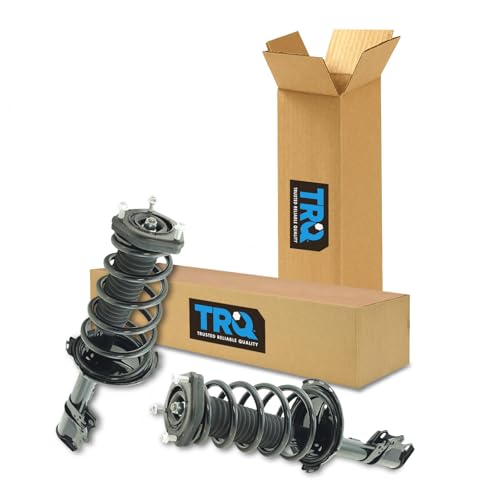 Image of TRQ Rear Driver and Passenger Side Strut and Spring Assembly Set Loaded