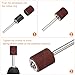 HARFINGTON 3pcs Sanding Drums Sleeves Set 3/8 Inch Grit 400 Sanding Sandpaper with Mandrel Rotary Tool Mini Sanding Drum Kit for Metal Jewelry Wood Fine Processing Polishing