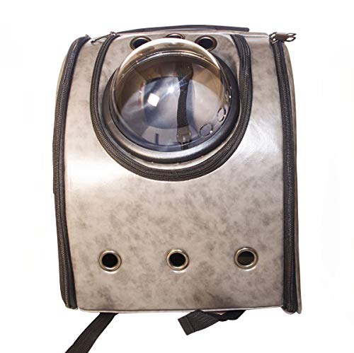 Mochila Canguru Bolsa Transporte Pet Cachorros Cinza