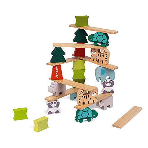 Jeu d'éveil Janod en bois écoresponsable FSC et WWF pour une sécurité durable