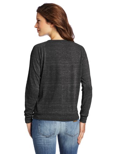 Alternative Women's Slouchy Pullover Sweatshirt, Black, Large