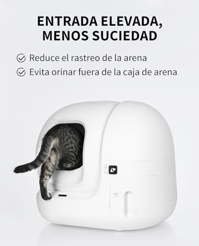Miniatura 3 de Petkit Valla De Entrada Elevada Para Petkit Pura Max Arenero Gatos Autolimpiable, Reduce Las Fugas De Arena Para Gatos Y Orina, Entrada Elevada, Duradero, Fácil De Limpiar