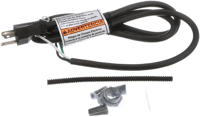 4317824 3 Prong Power Cord Kit Compatible With Whirlpool Dishwashers - Budora - 675456, AH358548, EA358548, PS358548, PT110