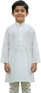 Traditional Ethnic Wear Cotton Kurta Pajama Set for Boys Price In India