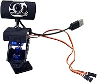 Vista 2 de Mini Pan/Tilt Cámara Plataforma Anti-Vibración Cámara Montaje w/2 Servos Aviones FPV