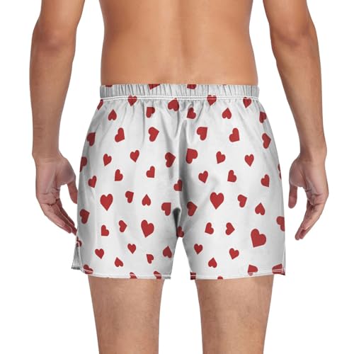 Men's Boxer Shorts, Cotton Boxers Underwear Soft Sleep Short Loose Boxers Button Fly S-XXL2