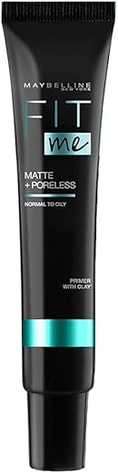 Maybelline New York Fit Me Matte + Poreless Primer, Oils Absorbing, Blurs Pores, Long-lasting upto 16 hrs, 30 ml