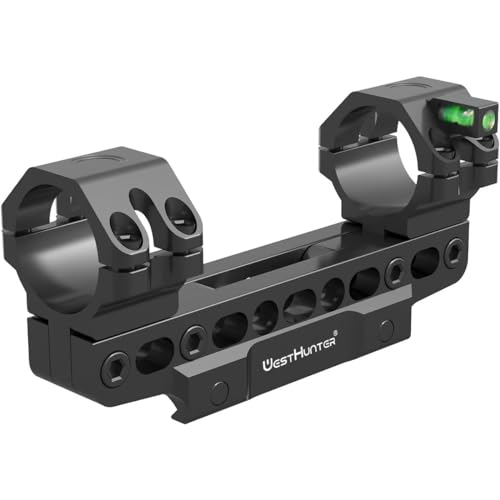 WestHunter Optics Precision WH301 Picatinny Scope Mount | 30mm, Black - WestHunter