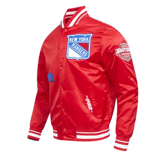 Image of Pro Standard Mens NHL Old English Satin Jacket
