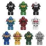 Immersed in a 40K Universe: Choose from 10 Exquisite Character Models, Realistic Details and Durable PVC Structure, with a Height of up to 1.77 inches (Ten Piece Set)