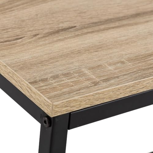Table d'appoint bout de canapé compacte et robuste en métal - 4