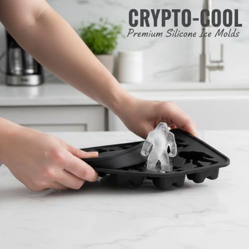 Molde de silicona para cubos de hielo huella de Bigfoot miniatura 6