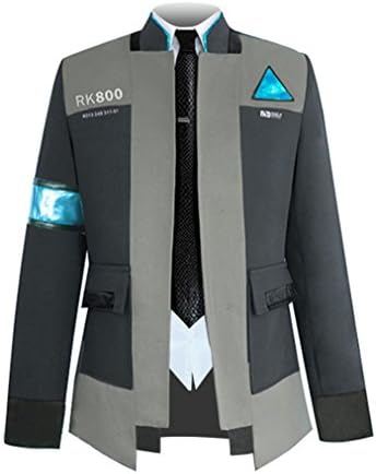 Men's Become Human Uniform, Connor Jacket, Halloween Cosplay Costume