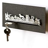möbel braunschweig öffnungszeiten Hochwertiges Schlüsselbrett mit den Maßen 150mm x 80mm x 25mm , geliefert im Geschenkkarton