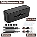 Bates- Cable Management Box, Small, Cable Organizer Box, Cord Organizer Box, Cable Box Organizer, Cord Management Box, Cord Hider Box, Cord Box for Wires on Floor, Power Strip Cover Box Baby Proof