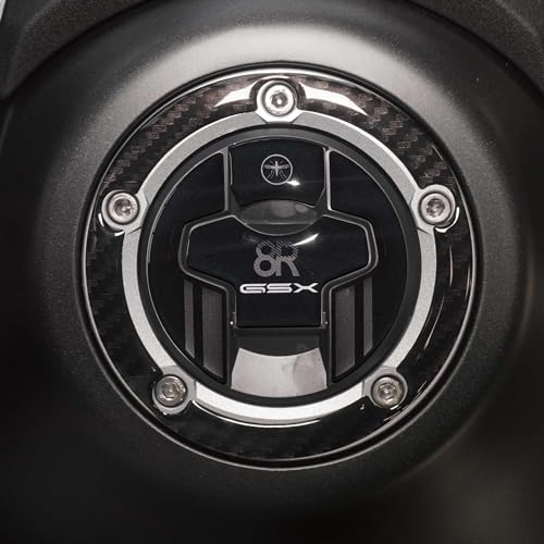 labelbike - 3D Sticker Motorcycle Fuel Tank Cap Protection and Decoration in Resin compatible with Suzuki GSX-8R
