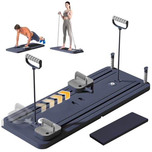 Professional Full-Body Pilates Reformer Board with Auto Rebound - Enhance Core & Ab Strength - Perfect for Men, Women, Home, & Gym Settings