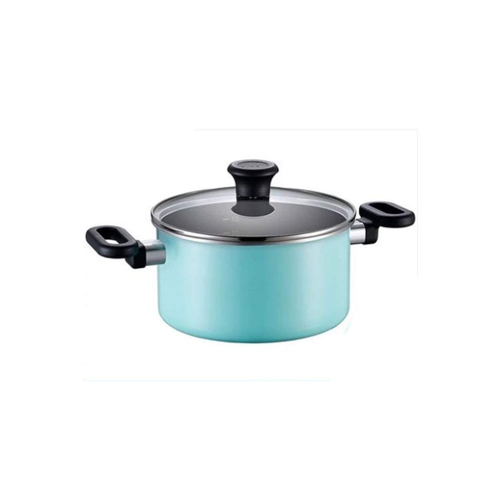 Marmite à gaz bleue pour cuisiner sainement sans attacher