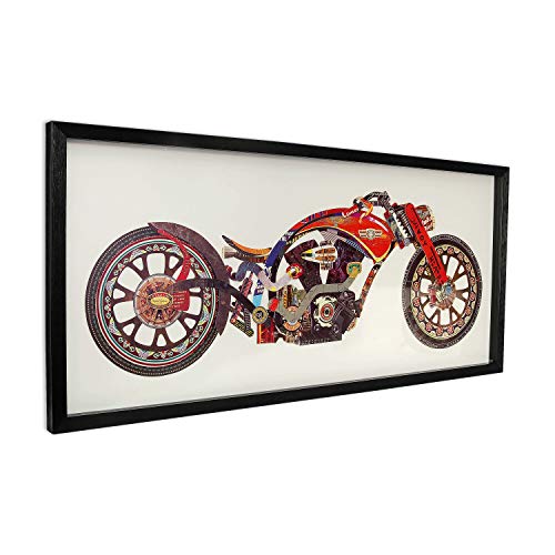 World Art Motorrad in Rot