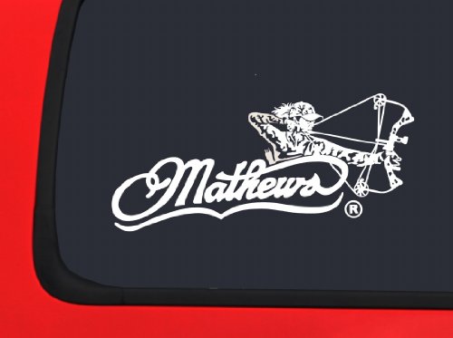 Mathews Logo & Female Bow Hunter Decal
