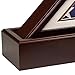 Silverlight Urns Navy Flag Case & Urn | Cherry Wood U.S. Veteran Memorial Set | Made in USA