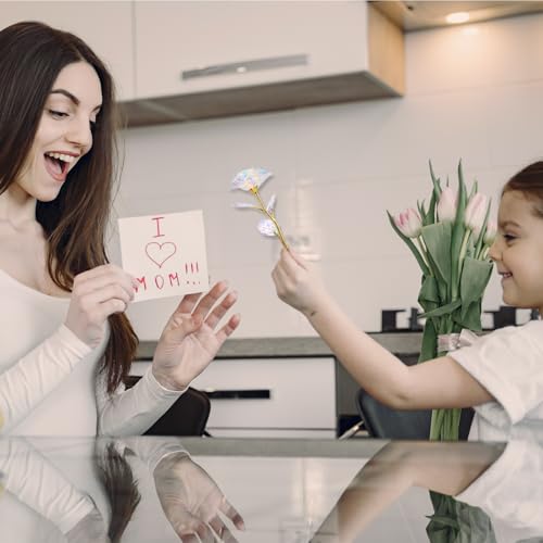 Miniatura 3 de Regalos Originales Para Mujer Rosa 24k Chapadas En Oro San Valentin Regalos Mujer Rosa Eterna Con Soporte Regalo Amiga Madre Novia Abuela Suegra Regalo Cumpleaños Mujer Aniversario Boda San Valentín