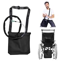 Katheter Tasche Urinbeutel Tasche Große Kapazität Reißverschluss und Verstellbarer Schultergurt Für Einfachen Zugriff und Sicheres Verbergen Geeignet (Schwarz)