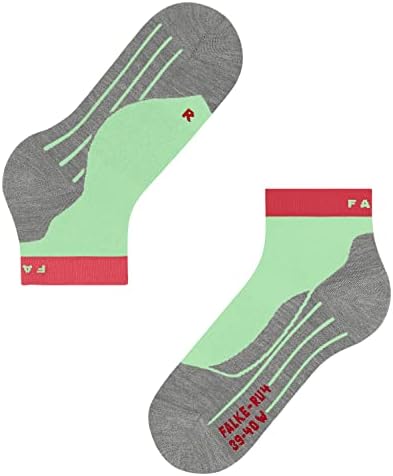 FALKE Women's RU4 Endurance Short Running Socks Cotton Vegan Black White More Colours Low-Cut Ankle Length Medium Padding Cushioned Sole Breathable Quick Dry Anti-Blister 1 Pair