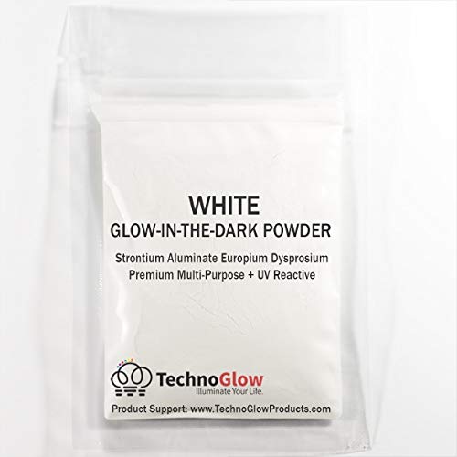 Glow In The Dark & Uv Reactive Powder - Multipurpose Pro-Series (Natural White, 2 Ounces (57G)) #TOP4
