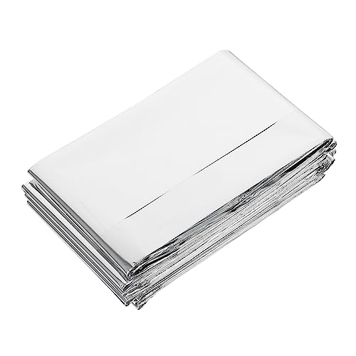Happyyami Emergency Blanket Solar First Aid Survival Blanket for Cold Weather Sided Aluminum for Outdoor Use