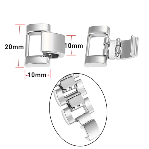 Extensión para correa de reloj 0.8'' 2 piezas miniatura 2